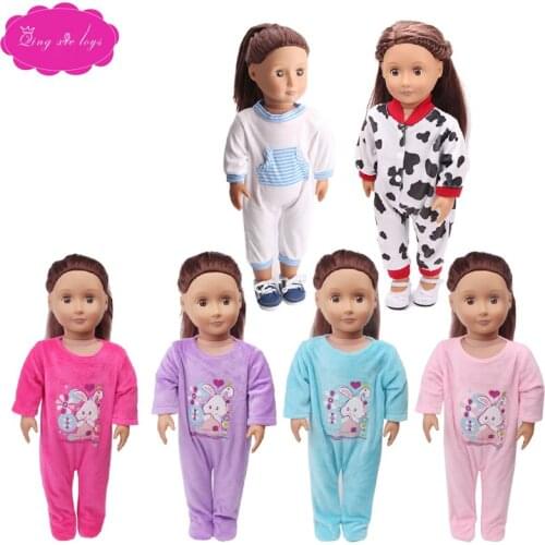 Doll different styles of one-piece clothes fit 18 inch Girl dolls and 43 cm baby dolls accessories c622-ts29