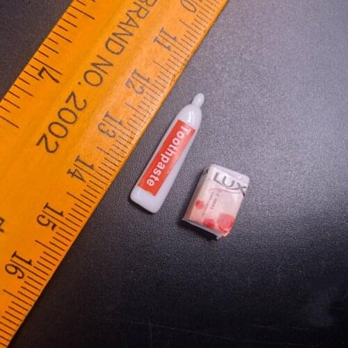 1/6 Scale Toothpast with Soap Models for 12''Figures Scene Accessories DIY