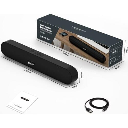 Powerful Bluetooth Speaker Bass Wireless Portable Subwoofer with Fm Radio Support TF, USB Flash Drive