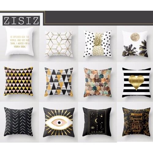 Nordic light luxury Style Cushion Cover Polyester Pillow Case Home Decorative Pillows Cover For Sofa Car living room bed room