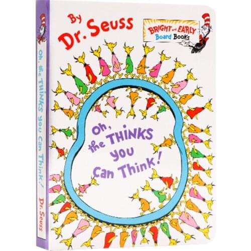 Oh, the Thinks You Can Think Board Book Dr.Seuss Kids Funny Storybook Children English Picture Book Baby Early Educational