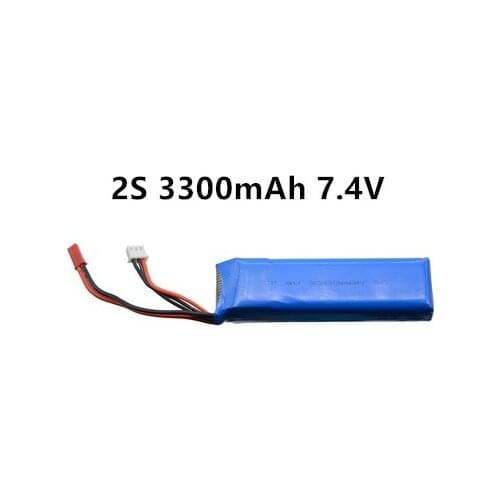 Rechargeable Lipo Battery 3300mAh 2s 7.4V 8c Upgrade Lipo Battery for Frsky Taranis X9D Plus/SE 2019 Transmitter RC