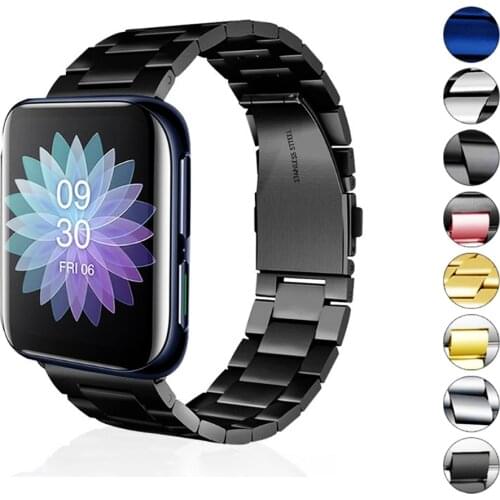 Stainless Steel Strap for Oppo Watch Band 41mm 46mm Replacement Strap band Sport Band Bracelet For Oppo Watch Accessaries