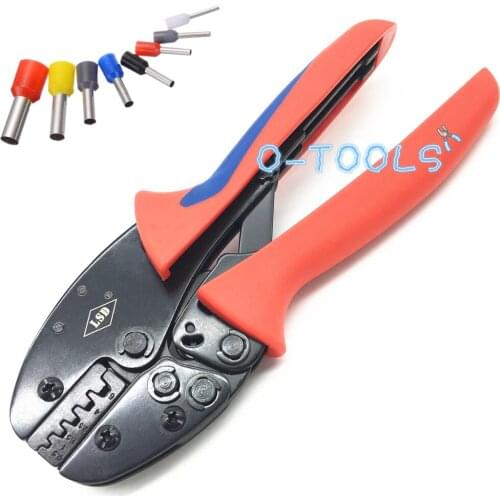 S-06WF Manual crimper tools ratchet wire ferrules crimping pliers for cable cord end sleeves 20-10AWG