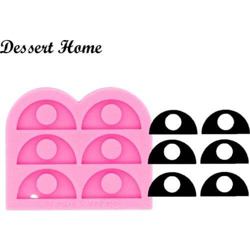 DY0444 Super Glossy Resin Molds, Mold for Straw Topper Attachments, Silicone Molds for Epoxy Resin Jewellery Making, Clay Molds