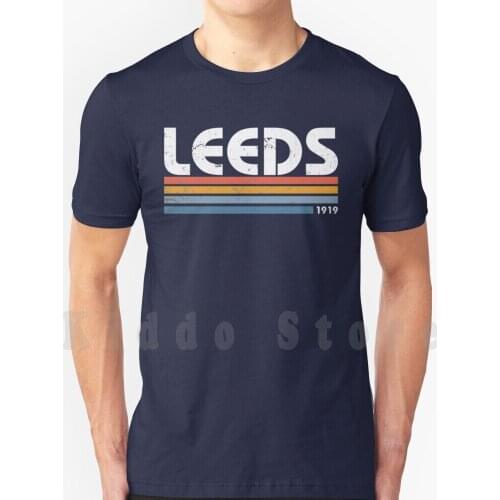 Vintage Retro T Shirt DIY Big Size 100% Cotton The Peacocks Dirty The Whites Yorkshire Blue Yellow White Ellend Road