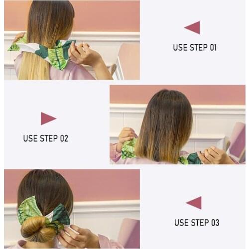 Deft Bun 1/2pcs Fashion Hair Bands Women Summer Knotted Wire Headband Print Hair Accessories TN88