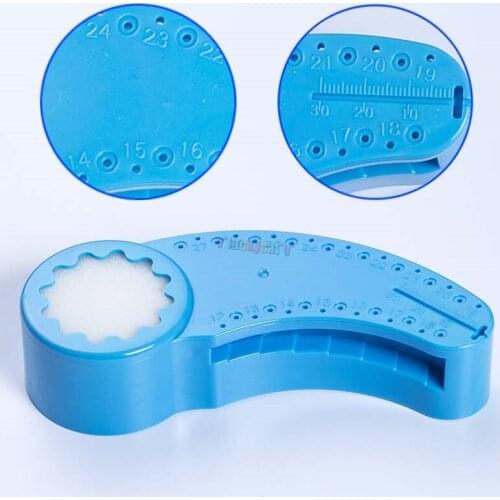 1pcs Dental Endo Files Test Measuring Board Block Dental Reamer Measure Ruler For Dental Endodontic File Instrument