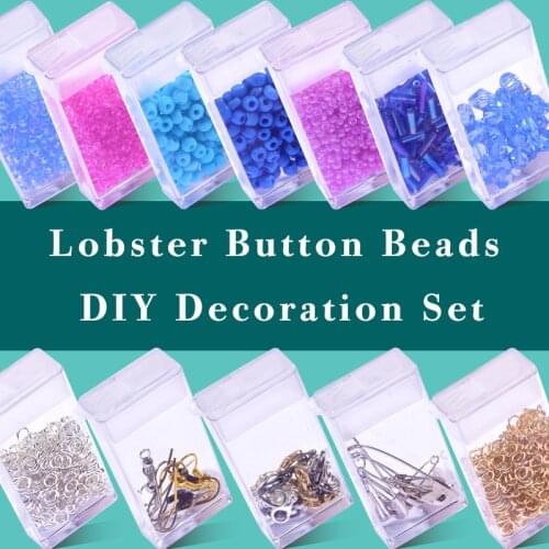 10000Pcs Necklace Clasp Lobster Button Beads Open Circle Rings Open Single Loop for DIY Necklace Bracelet Jewelry Making A39