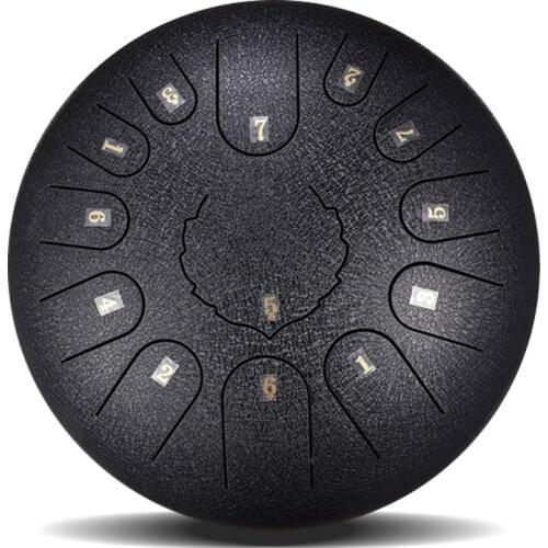 Ethereal Drum 12 Inch 13 Tone Forgetting Worry Drum Music Drums Percussion Mini Electric Drums Instrument Tongue Tambourine