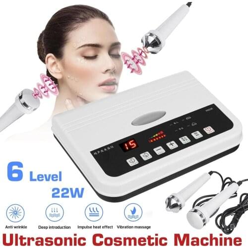 3In1 Ultrasonic Beauty Nuskin Galvanic Instrument Electroplating Corporal Detoxification Ultrasound Facial Body Massager