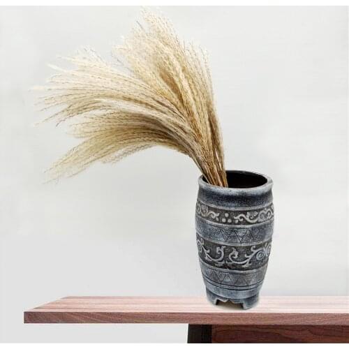 30pcs small pampas grass natural real pampas grass dried decor home wedding office plant ornaments flower bunch