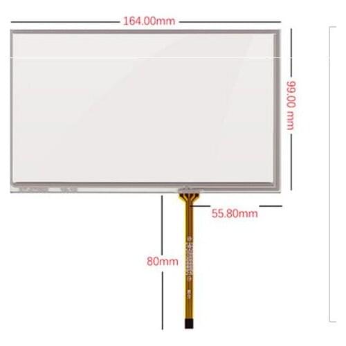 164.2*99.2 new 7 Inch Touch screen, car DVD, AT070TN90, AT070tn92 94, industrial touch screen, ST-07002