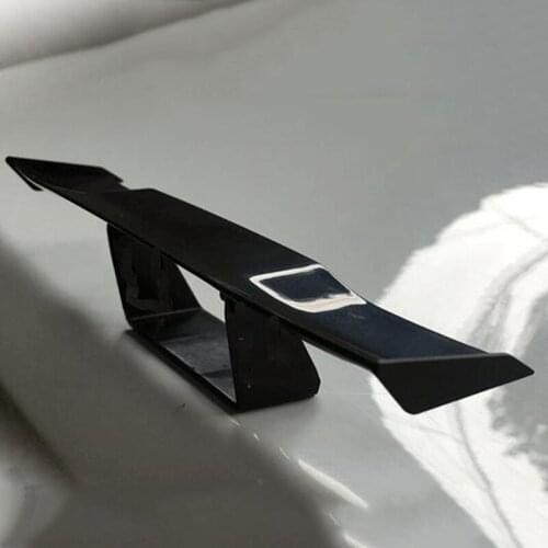 Car Rear Spoiler Mini Spoiler Wing Small Model ABS Plastic Without Perforation Tail Decoration Car Auto Stick Accessories