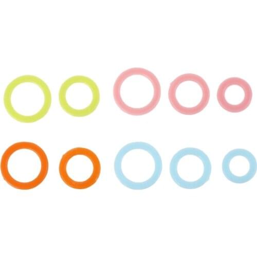 B0KB 150pcs Round Knit Knitting Marking Circles Rings Marker Crochet Stitch DIY Craft