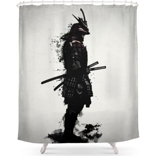 Armored Samurai Shower Curtain