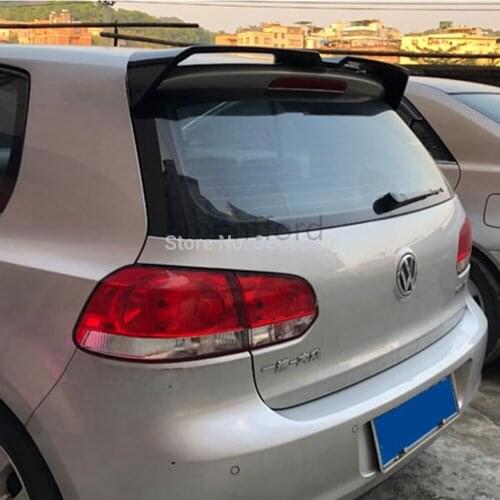 For Volkswagen MK6 6 Spoiler 2010 2011 2012 2013 ABS Unpainted Color Rear Trunk Wing Lip Spoiler
