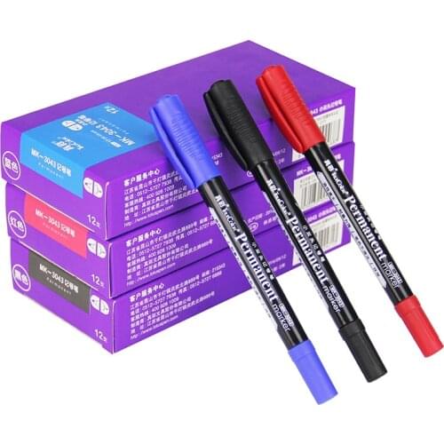 Truecolor Double marker office special oily pen to cancel pen mark