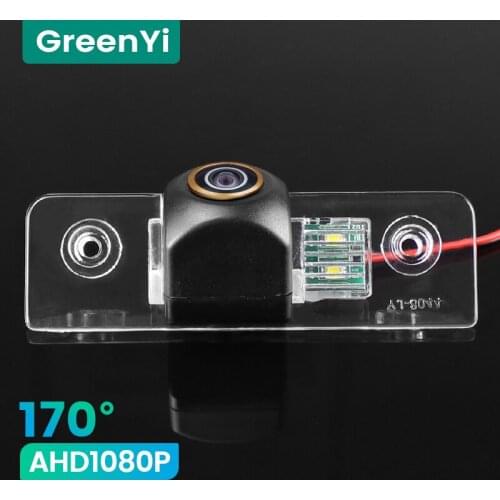 GreenYi 1080P HD 170° Car Rear View Camera For Skoda Octavia 2008-2013 Night Vision Reverse Reversing 4 pin Vehicle Parking AHD