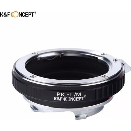 K&F CONCEPT PK-L/M Camera Lens Mount Adapter Ring for Pentax PK Mount Lens to for Leica L/M Lens Camera M8 M9 M9P M-E Type 240
