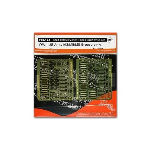 KNL HOBBY Voyager Model PEA124 M3 / M5 / M8 series light truck chassis anti-claw claw metal etching parts