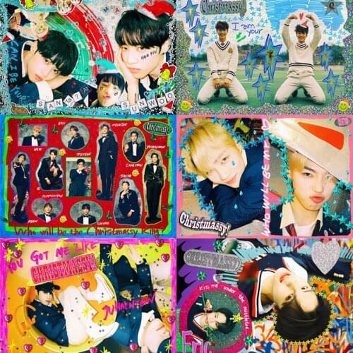 KPOP THE BOYZ Special Single Christmassy! Photo Poster Wall Sticker KEVIN JACOB Room Decoration Painting For Fans Collection M27