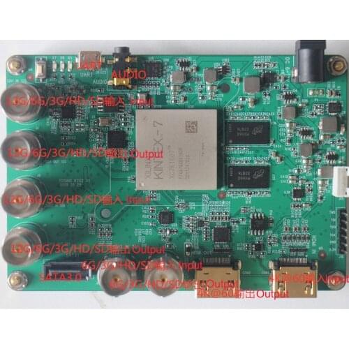 Xilinx Kintex-7 12G sdi 4K HDMI SATA3 hard disk storage FPGA video Development Board