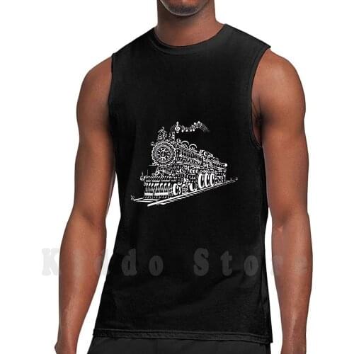 Train Song Tank Tops Vest 100% Cotton Geschenkidee Singen Snger Gesang Gesang Kurs Gesangslehrer Handball Bundestrainer