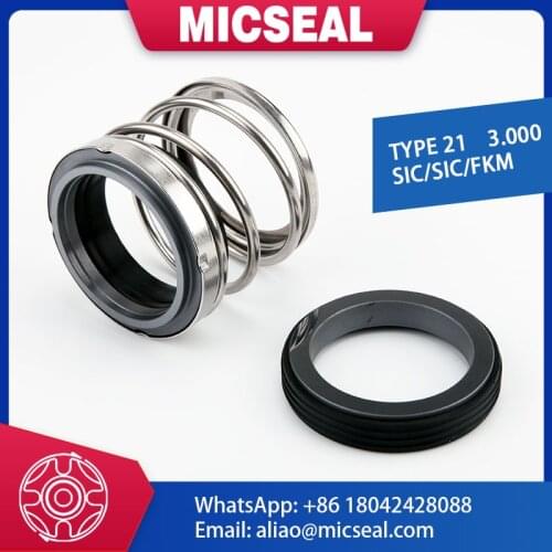 Mechanical Seal Type 21 - 3.000" SIC/SIC/FKM
