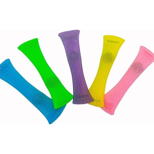 5PCS Marbles Balls Fidget Sensory Toys Set Stress Relief Knitted Net Kids Adult Toys Autism ADHD Anxiety Therapy Toys dropship