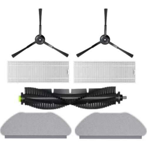 Main Roller Brush Side Brush HEPA Filter Mop Cloth Rags for Qihoo 360 S10 X100 MAX Robotic Vacuum Cleaner Spare Part Accessories