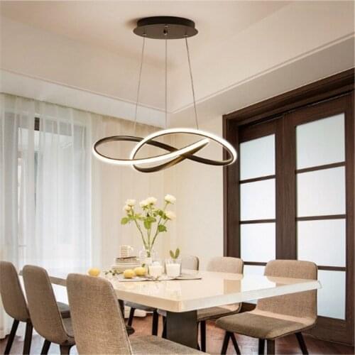 Nordic postmodern restaurant table chandelier creative personality led bar living room lamp new modern minimalist lamps