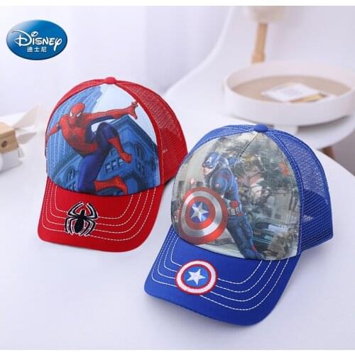 Autumn New Fashion Cartoon Character Printing Breathable Net Sun Cap For Boys And Girls Outdoor Sports Monochrome Baseball Cap