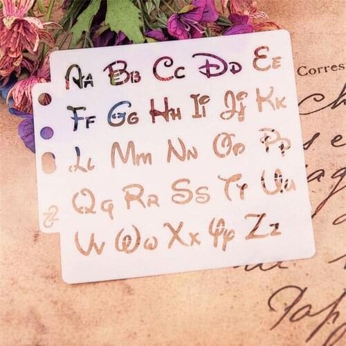 14.1*13cm Case letter scrapbook stencils spray plastic mold shield DIY cake hollow Embellishment printing lace ruler Easter