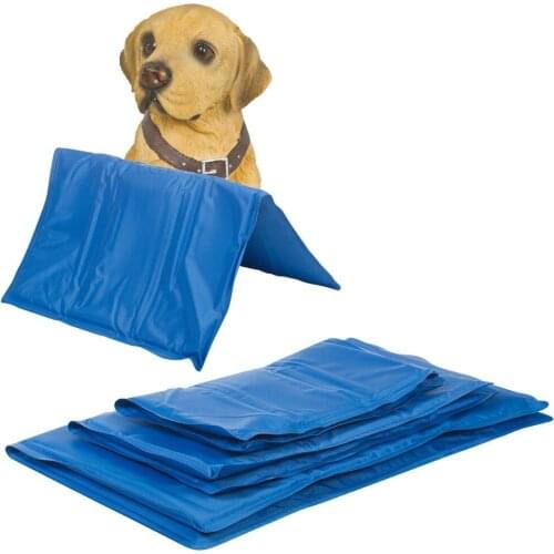 Pet Dog Cat Pad Bed Cooler Mat Cool Cushion Seat