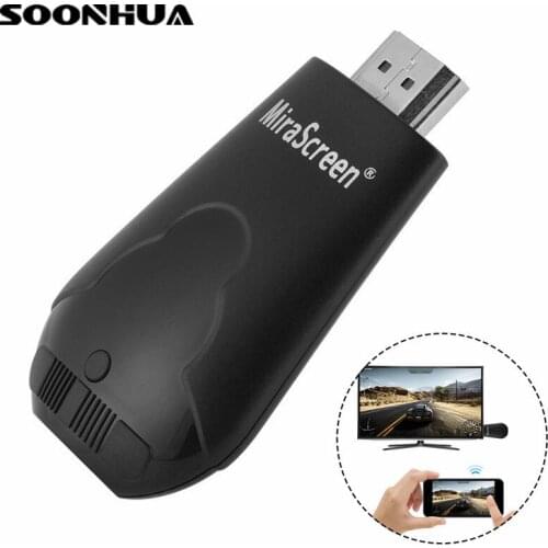 SOONHUA K4 TV Stick Android Wireless WiFi Display Dongle TV Receiver 1080P HD Media Miracast Airplay DLNA Mirroring Airplay
