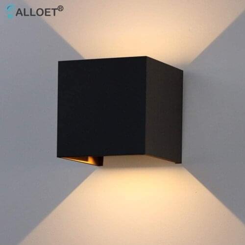 LED Wall Lamp Indoor Outdoor Waterproof Corridor Adjustable Light Home Room Bedside Lamps Stairs Wall Lighting
