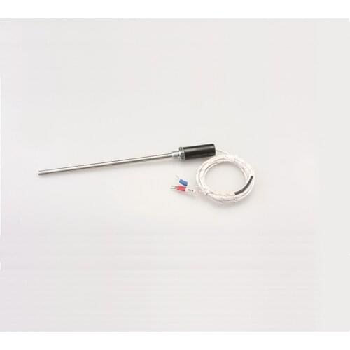 Type K temperature probe 0-400 celsius 2m themocouple with 10 cm protect tube temperature sensor