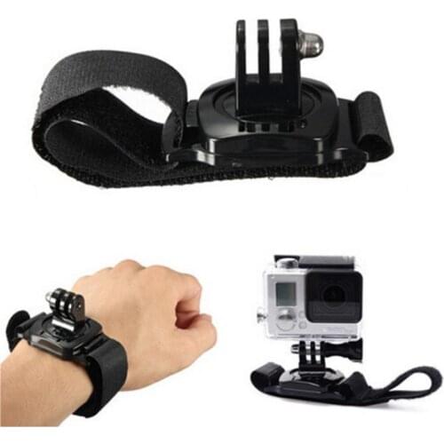 1pc 360 Degree Rotating Arm Band Hand Strap Wrist Bands For Gopro Hero 8 6 3 4 5 Xiaomi yi SJCAM SJ4000 H8 H9 Camera Accessories