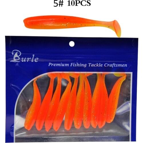 10PCS Fishing Lures Wobblers Carp Fishing Soft Lures Silicone Artificial Baits Fishing LuresNew