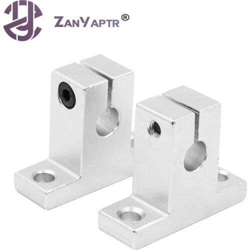 4PCS/LOT linear rail shaft 8mm SK8 SH8A Linear Rail Shaft Support XYZ Table CNC and for 3D printer sliding table free shipping