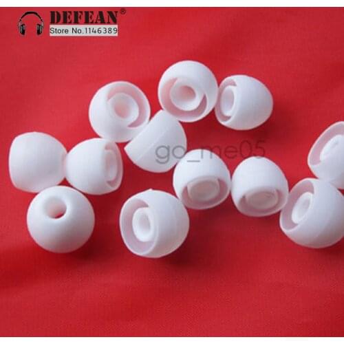6 Pairs white round Earbuds replacement ear tips for beats tour / sony earphonesFree shipping alistore