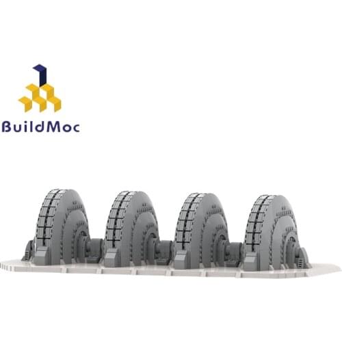 Buildmoc Battle of Hoth Space Wars Weapon The Echo Base Shield Generator and 4-Tier Main Power Generator Building Blocks Toys