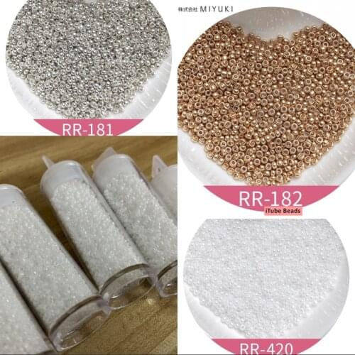 Gold/Silver/White Color 1.5mm Japan Miyuki Jewelry Crystal Glass Beads Spacer Beads for Jewelry Making DIY Necklace Bracelet 10g
