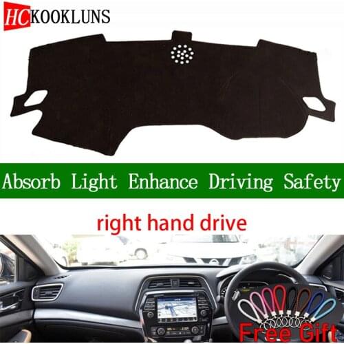 For Nissan CIMA 2016 Right Hand Drive Dashboard Cover Car Stickers Sun Shade Dash Mat Carpet Interior Accessories