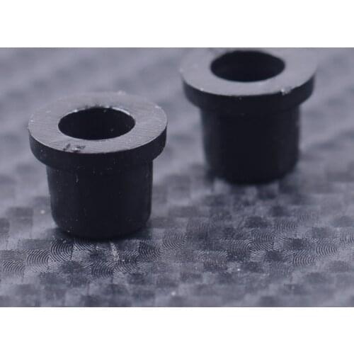 DWCX 2PCS Black Hood Logo Trunk Emblem Grommets Fastener Ring Sleeve Plastic 51-14-1-807-495 Fit for BMW