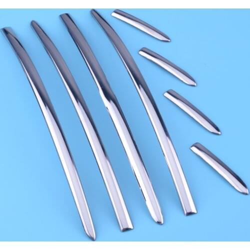 DWCX 8Pcs Stainless Steel Car Chrome Door Handle Stripe Trim Cover Fit for Ford Fusion Mondeo 1.5T 2013 2014 2015 2016