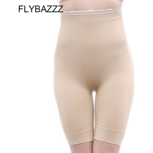 FLYBAZZZ Seamless Shapewear Tummy Control Shorts Panties Women Slimming Postpartum High Waist Abdomen Body Shaper Underwear
