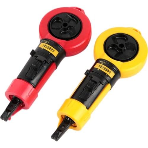 Chalk Line Reel Chalk Line Woodworking Carpenter Marking Tool Automatic Ink 20M Coil Wire Box, Adjustable Line Tightness