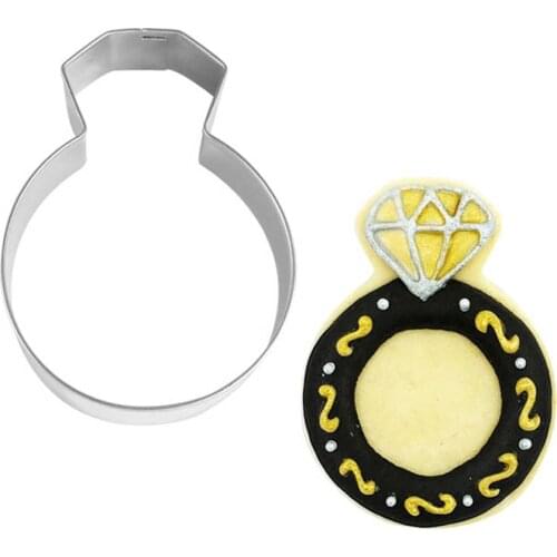 Ring Cookie Cutter Stainless Steel Biscuit Cut Mold Baking Fruit Cut Cake Mold Embossing Printing Die